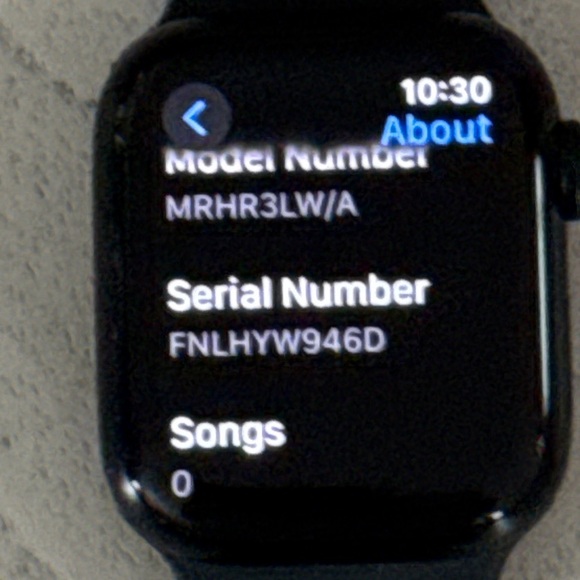 Apple Watch Series 9 44mm GPS + Cellular with Black Sports Band. Excellent Cond. - Picture 6 of 10